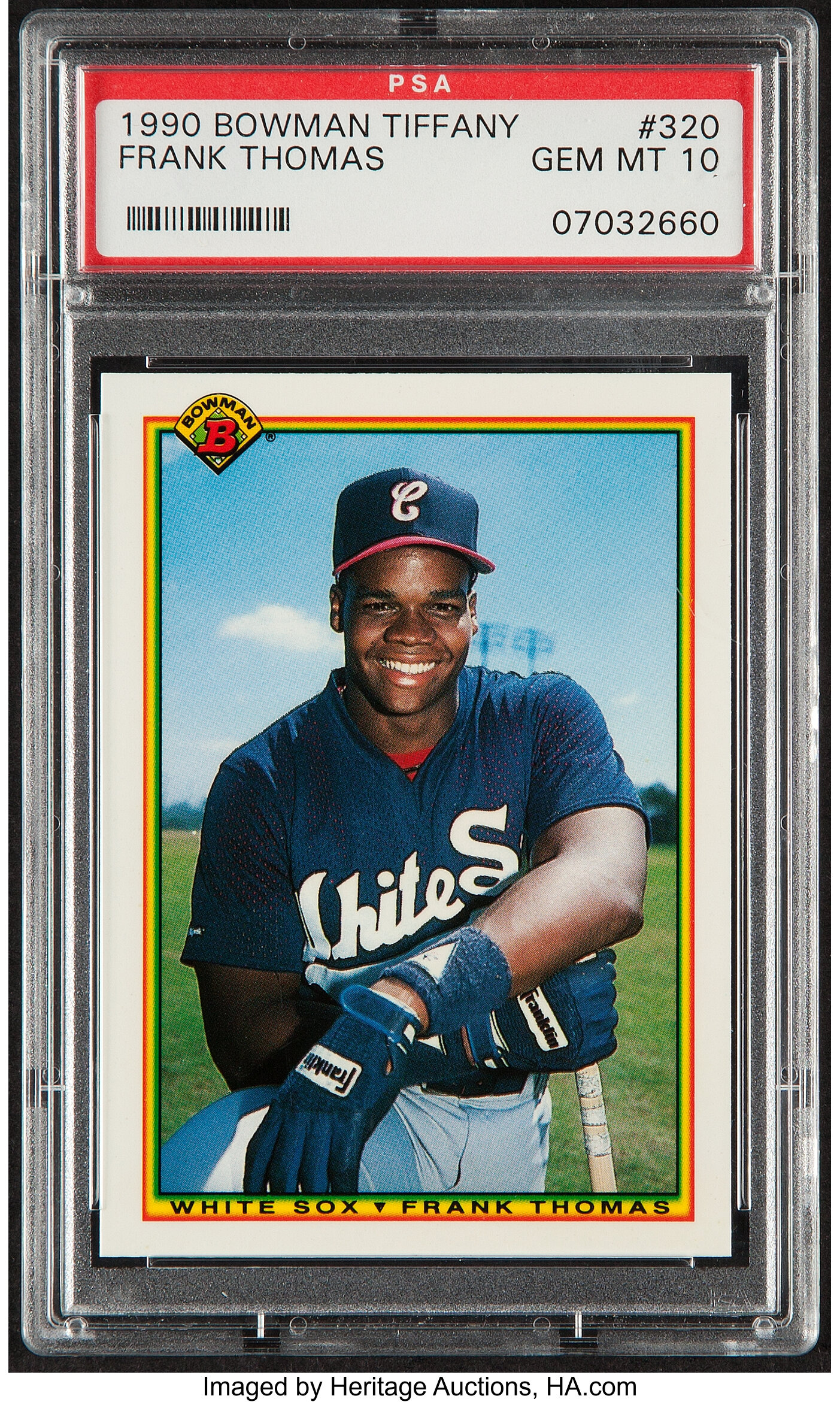 Sold at Auction: 1990 TOPPS FRANK THOMAS ROOKIE