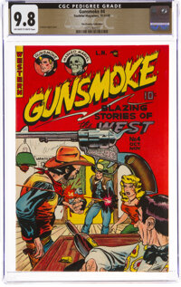 Gunsmoke #4 The Promise Collection Pedigree (Western, 1949) CGC NM/MT 9.8 Off-white to white pages