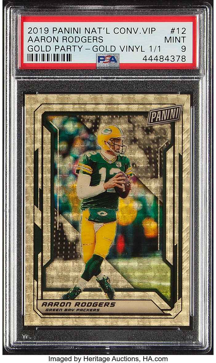 2020 Panini Select AARON RODGERS Football Card #12 Green Bay Packers