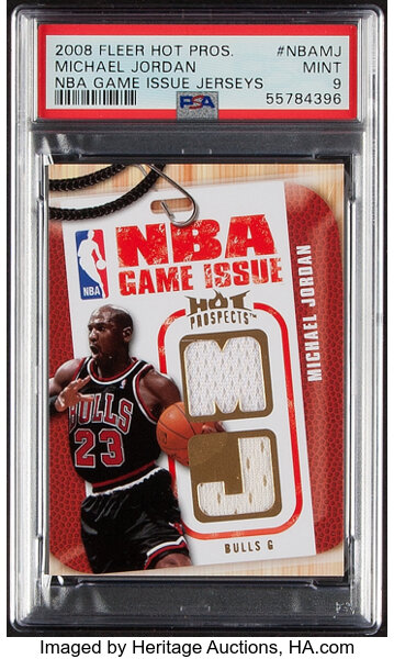 Michael Jordan NBA Card - MJ wearing Jersey No. 12, Hobbies & Toys