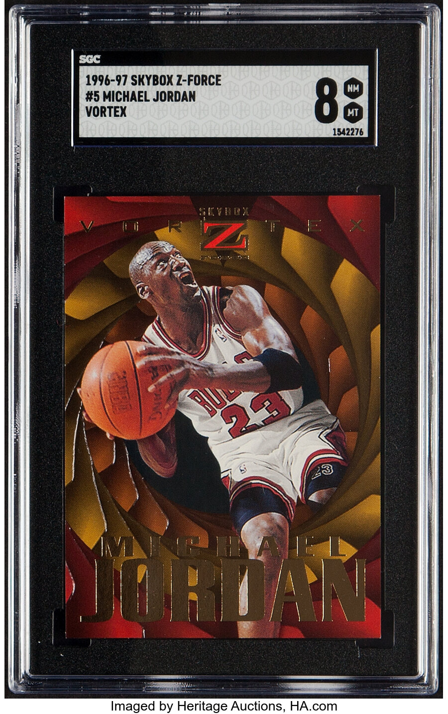 1996 Skybox Z-Force Michael Jordan (Vortex) #5 SGC NM/MT 8