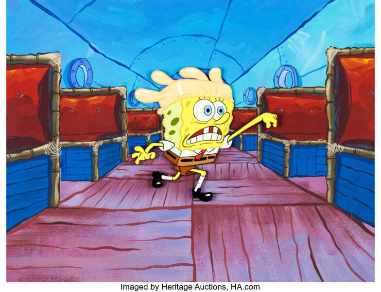 spongebob car interior