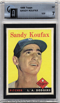 Beautiful Sandy Koufax Signed Brooklyn Dodgers Game Model Hat UDA