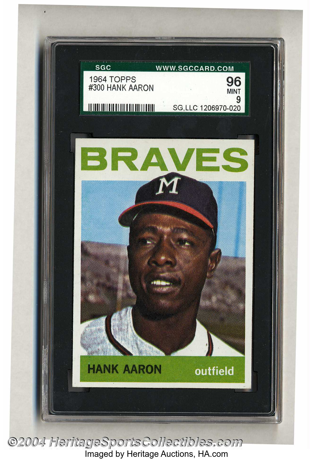 Lot - (NM/MT) 1976 Topps Hank Aaron #550 Baseball Card - Milwaukee