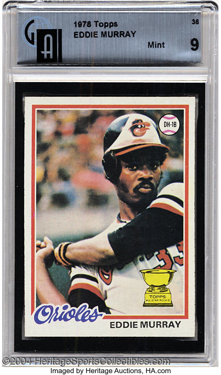 Topps Eddie Murray Baseball Trading Cards