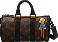 Louis Vuitton 2021 Monogram Keepall XS Monkey Puppet LV Friends