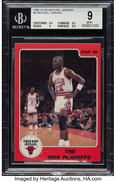 1986 Star Michael Jordan Set - Star Basketball Cards