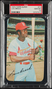 1973 Topps Baseball Lou Brock Card #320 EX