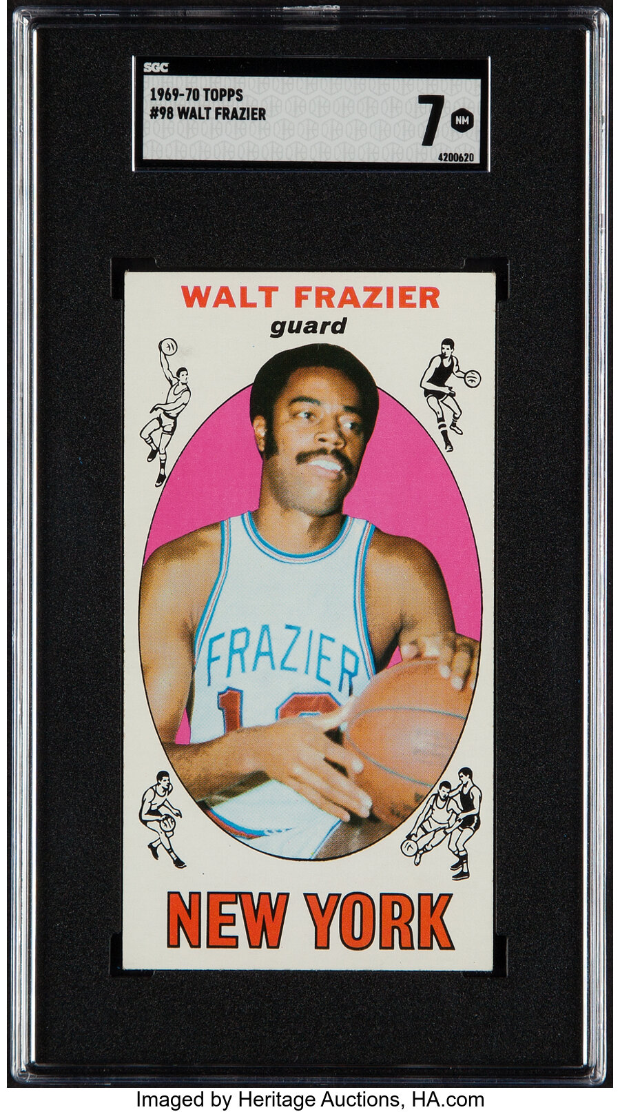 1969 Topps Walt Frazier #98 SGC NM 7