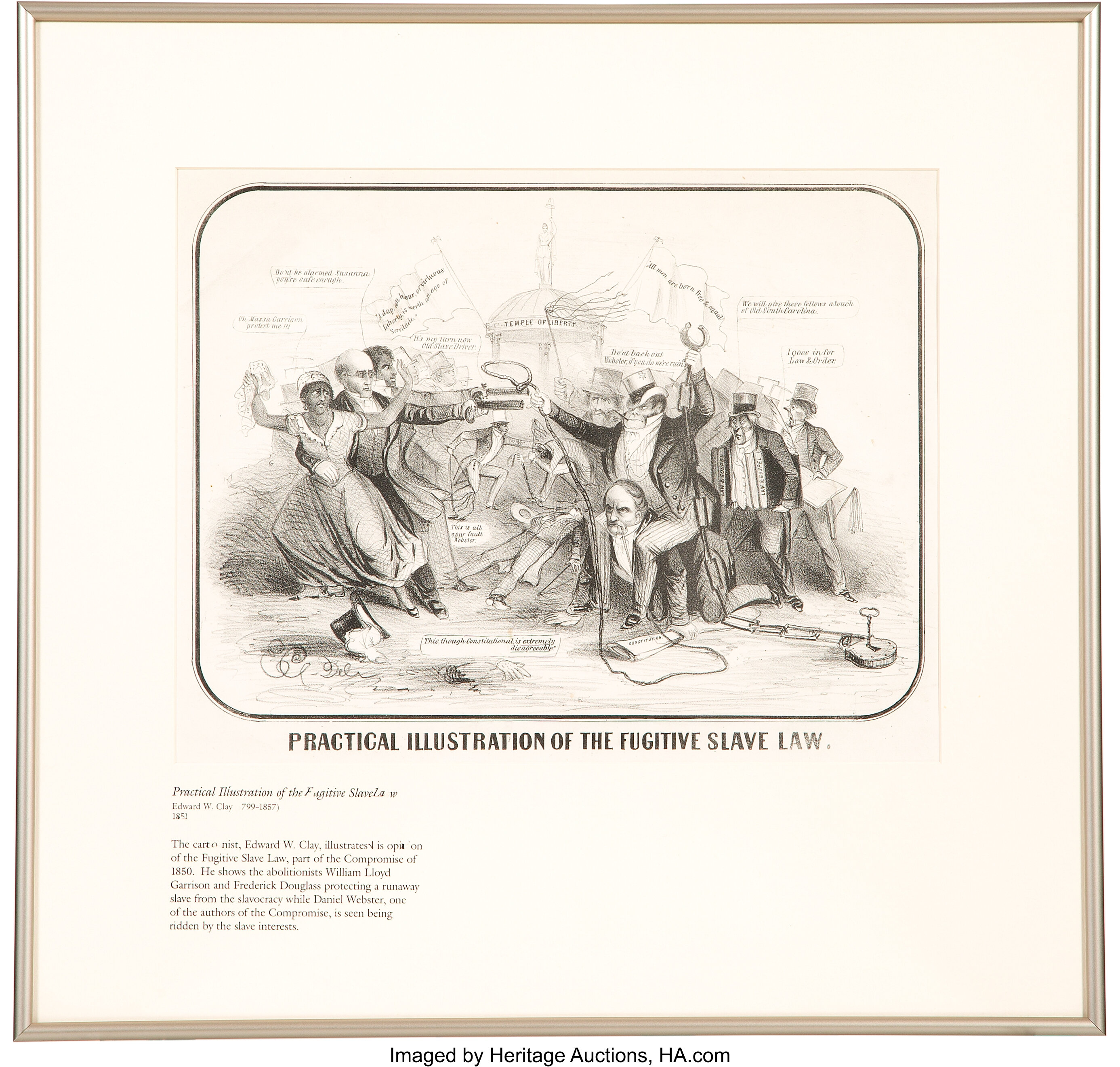 fugitive slave act cartoon