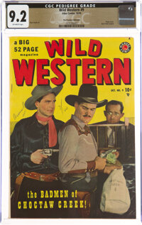 Wild Western #9 The Promise Collection Pedigree (Atlas, 1949) CGC NM- 9.2 Off-white pages