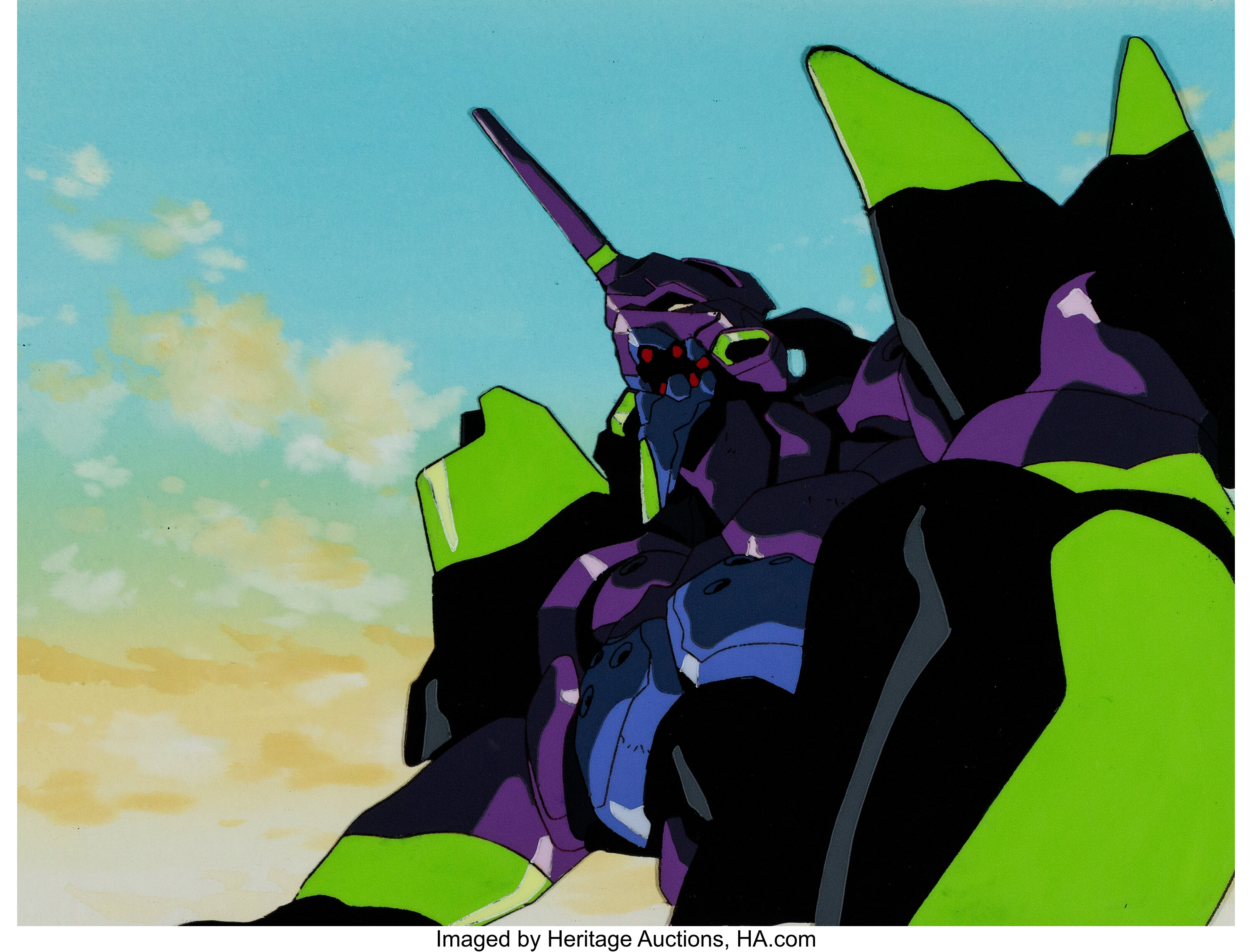 Original Neon Genesis Evangelion Eva-01 Anime Cel