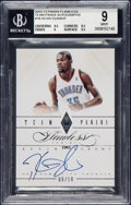 2012-13 Panini Flawless Team Panini Kevin Durant Autograph #18 BGS