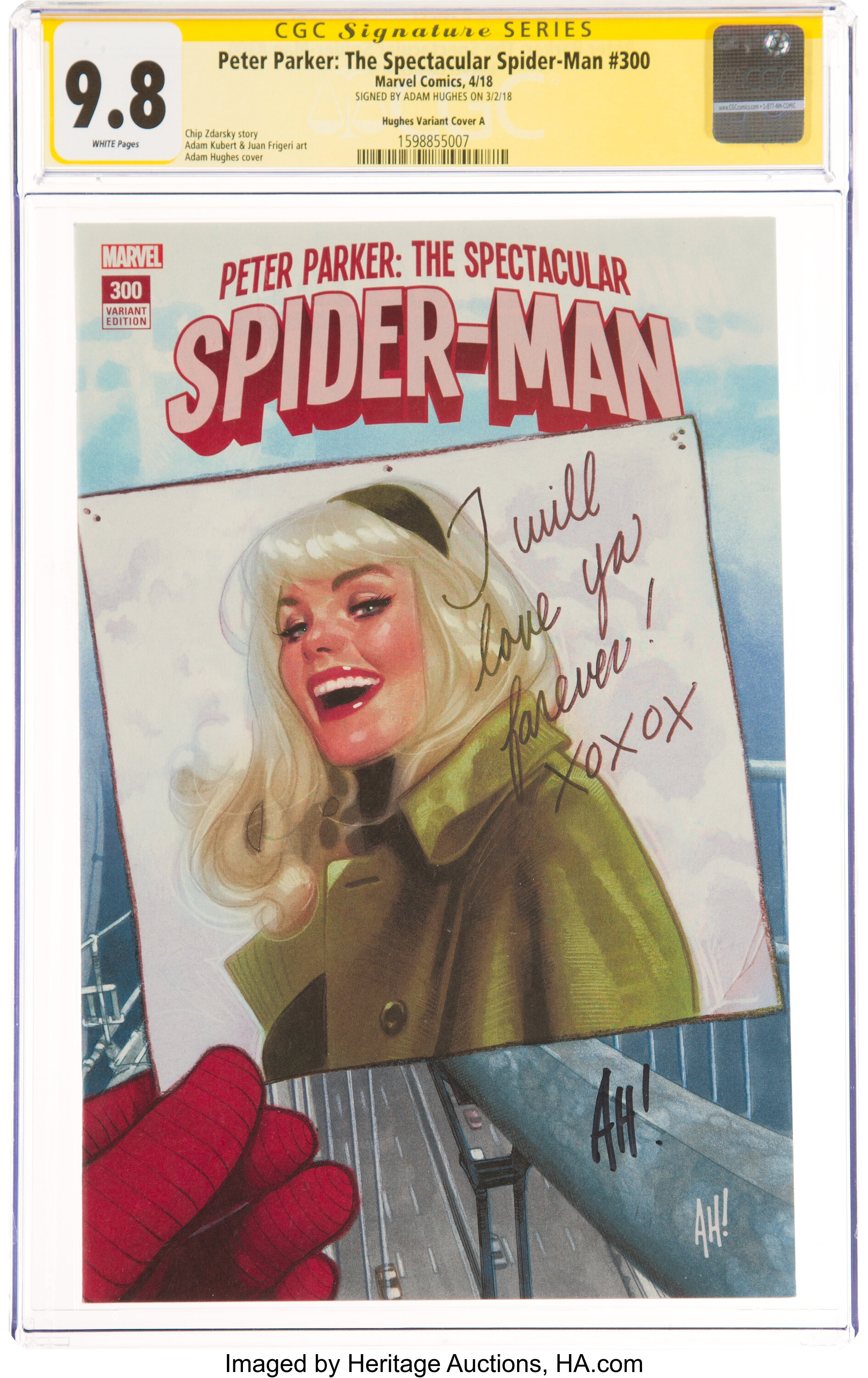 Peter Parker: The Spectacular Spider-Man #300 Hughes Variant Cover | Lot  #19563 | Heritage Auctions