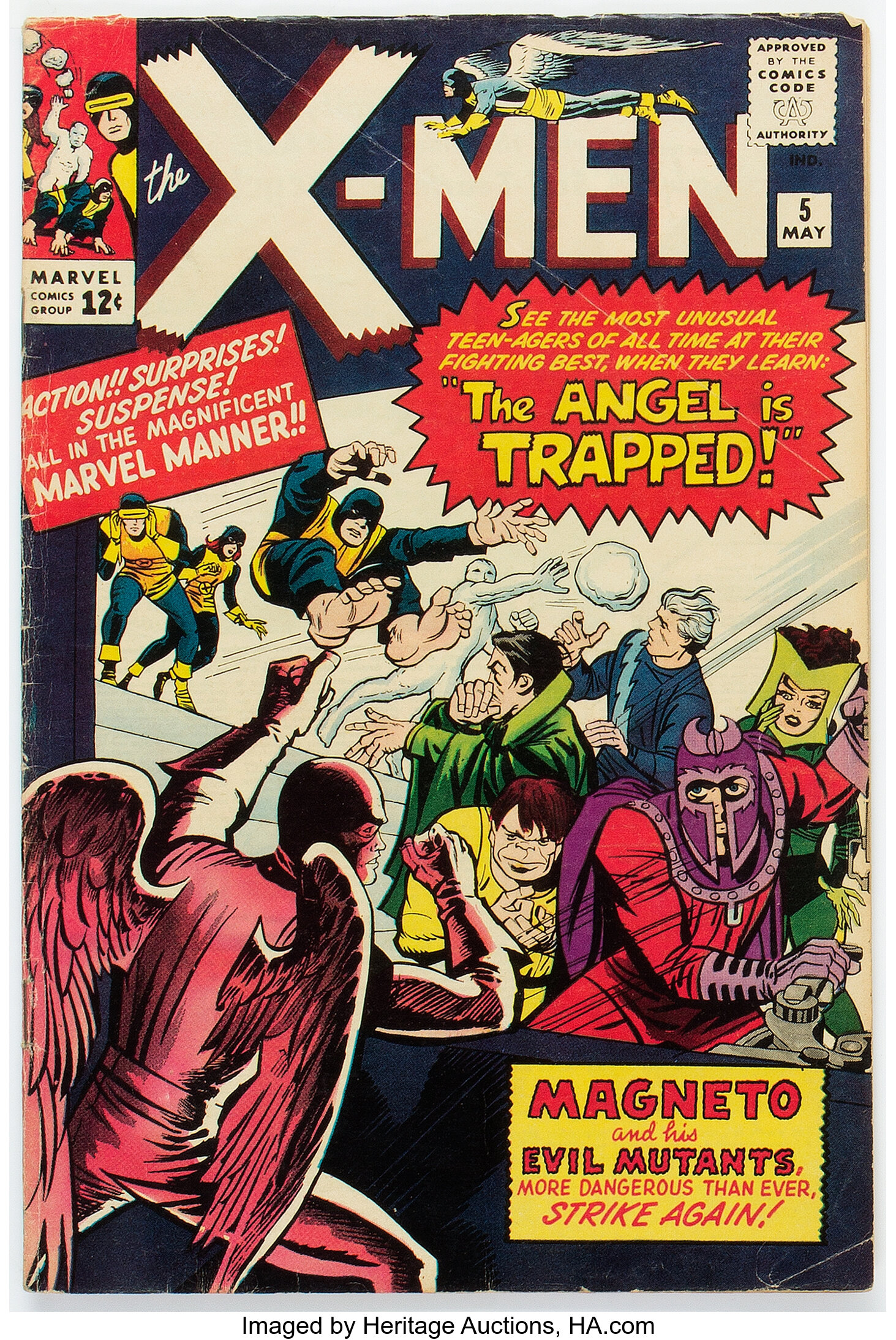 X Men 5 Marvel 1964 Condition Vg Silver Age 1956 1969 Lot 19868 Heritage Auctions