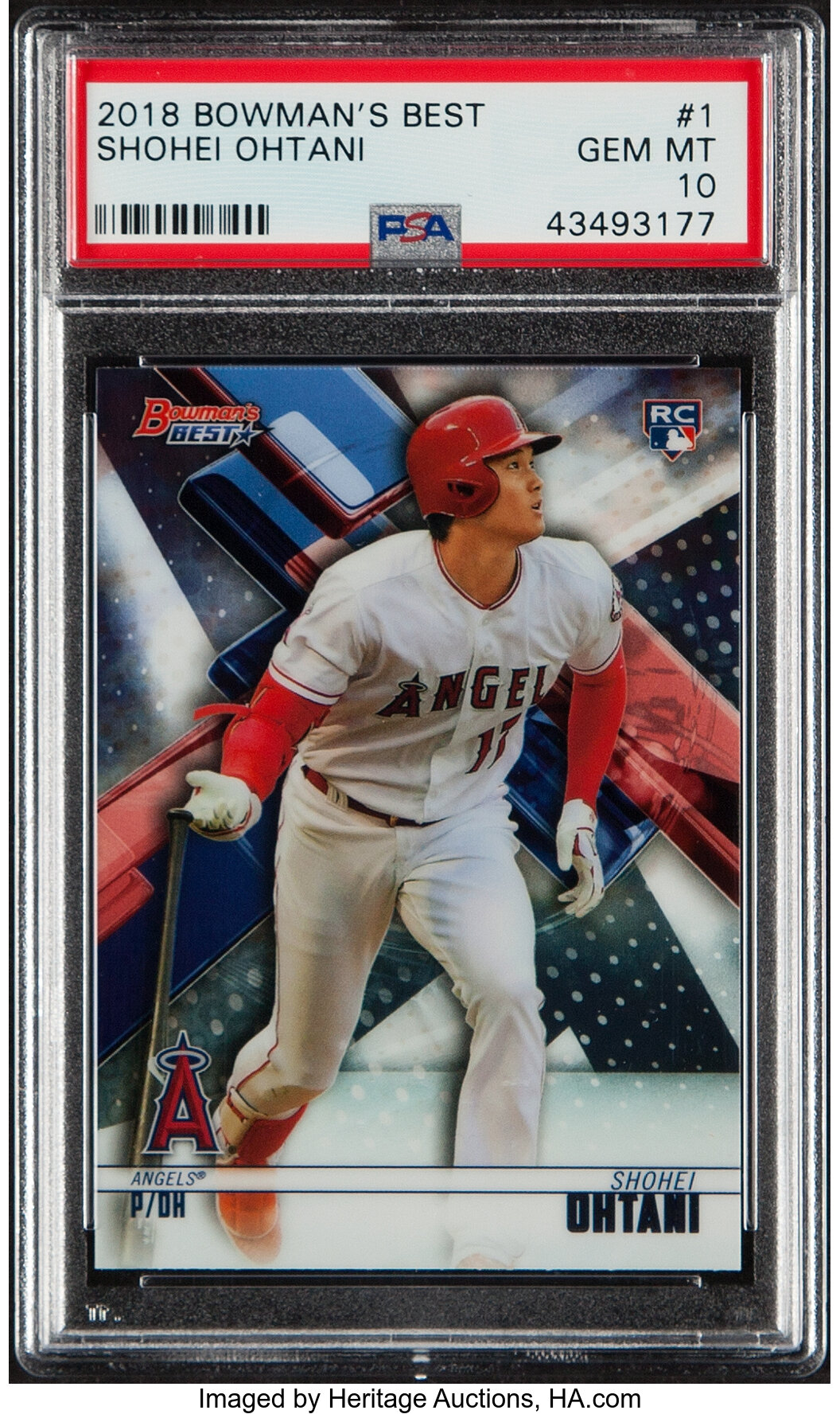 Lot - 2018 Bowman Shohei Ohtani Rookie Card