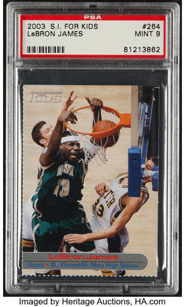 LeBron Rookie Card Slam Dunks For HeritageAntiques And The Arts Weekly