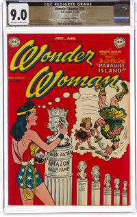 Wonder Woman #36 The Promise Collection Pedigree (DC, 1949) CGC VF/NM 9.0 Off-white to white pages