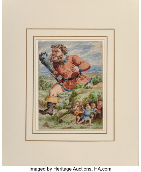 Kate Greenaway (British, 1846-1901). Hop-o'-My-Thumb, circa