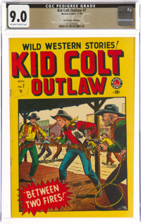 Kid Colt Outlaw #7 The Promise Collection Pedigree (Marvel, 1949) CGC VF/NM 9.0 Off-white to white pages