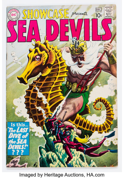 Lot - A group of DC Sea Devils and Showcase comics