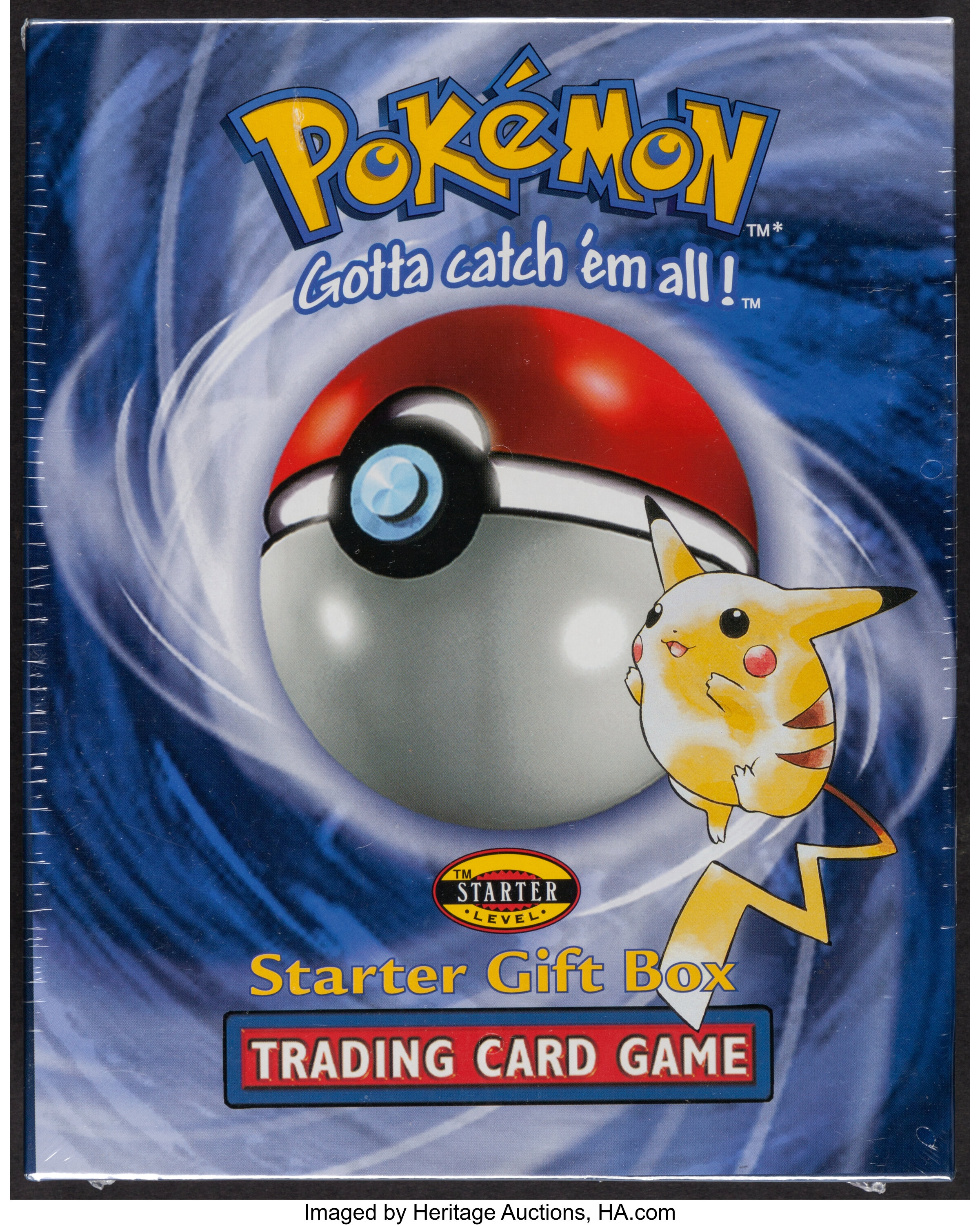 Original 1999 Pokemon Trading Card Game Starter Gift Box & Gameboard Only