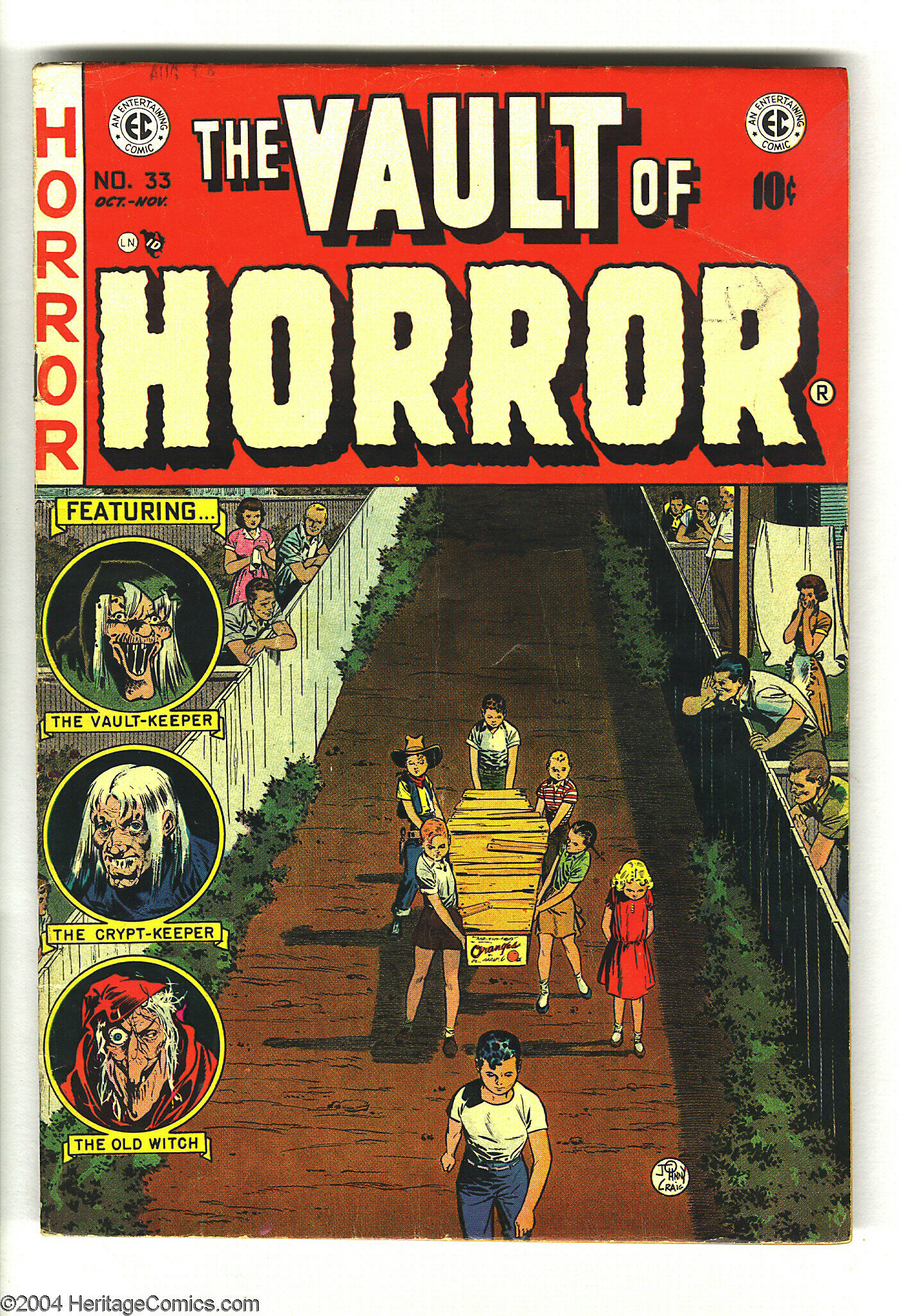 Vault of Horror #33 (EC, 1953) Condition: VG. Art by Reed Crandall ...