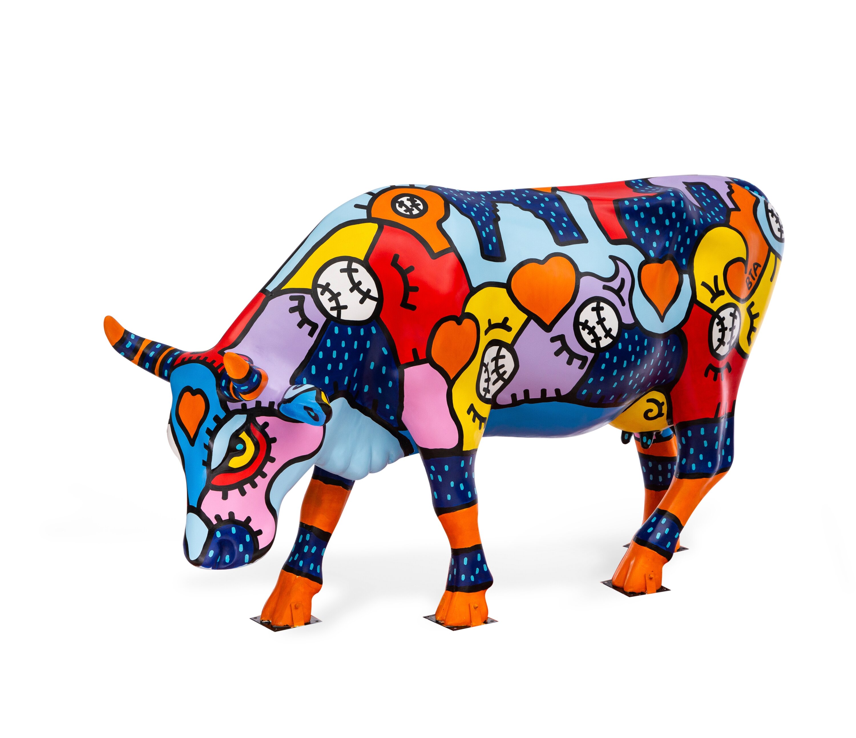 grazing cow clipart no legs