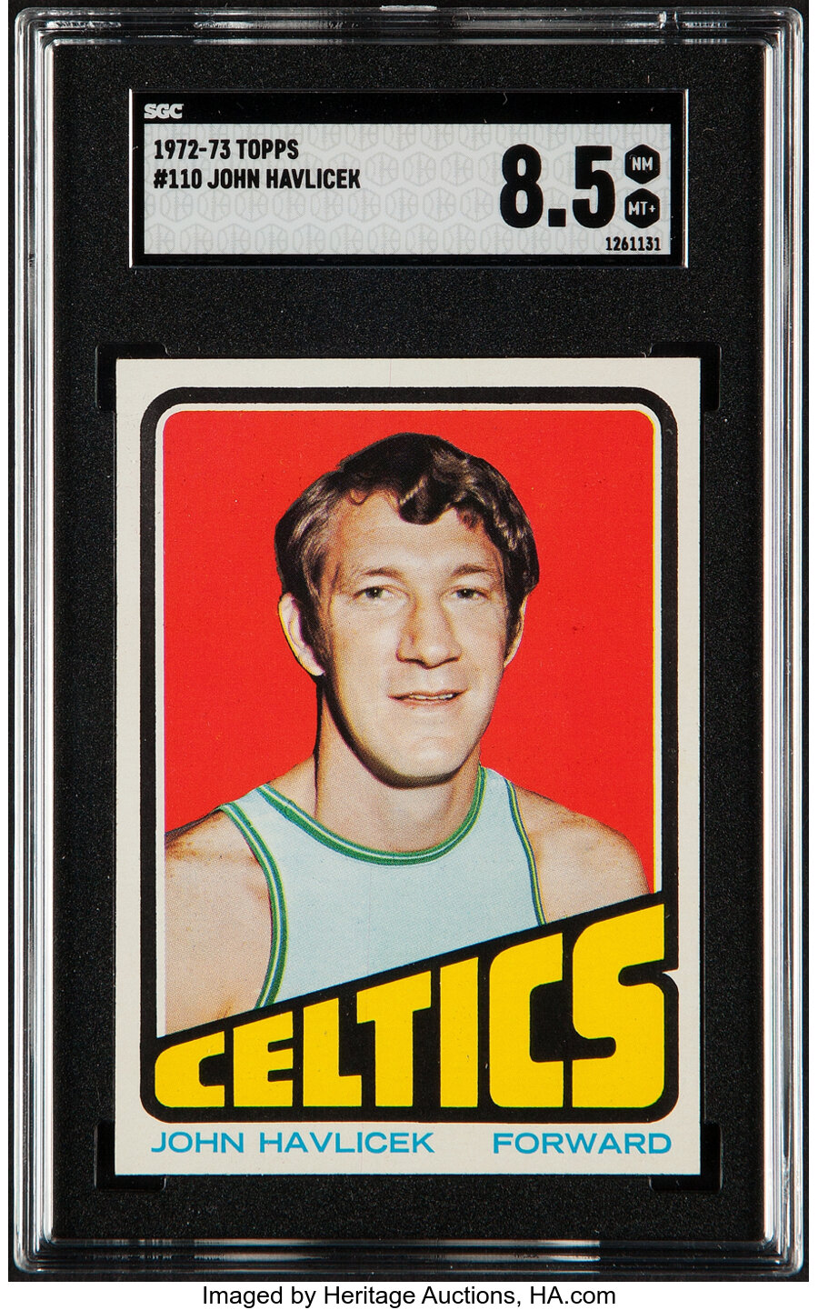 1972-73 Topps John Havlicek #110 SGC NM/MT+ 8.5