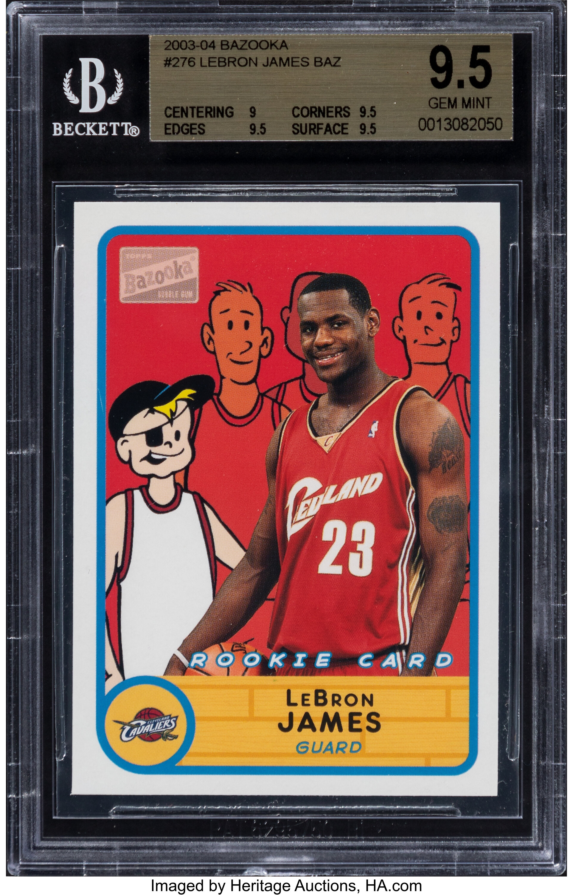 Sold at Auction: (2) BAZOOKA JERSEY CARDS NBA