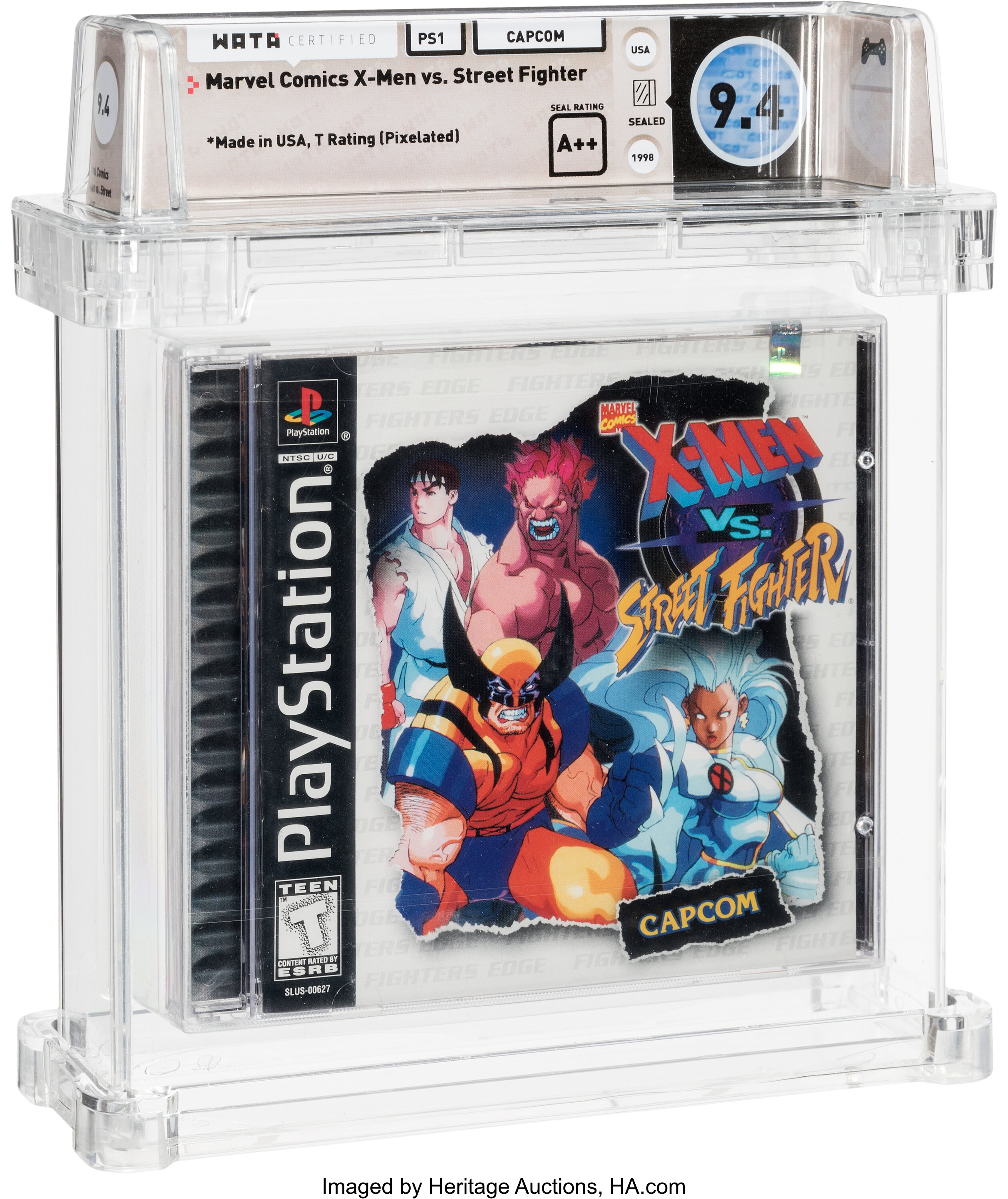 Marvel Comics X-Men vs. Street Fighter - Wata 9.4 A++ Sealed [Sony