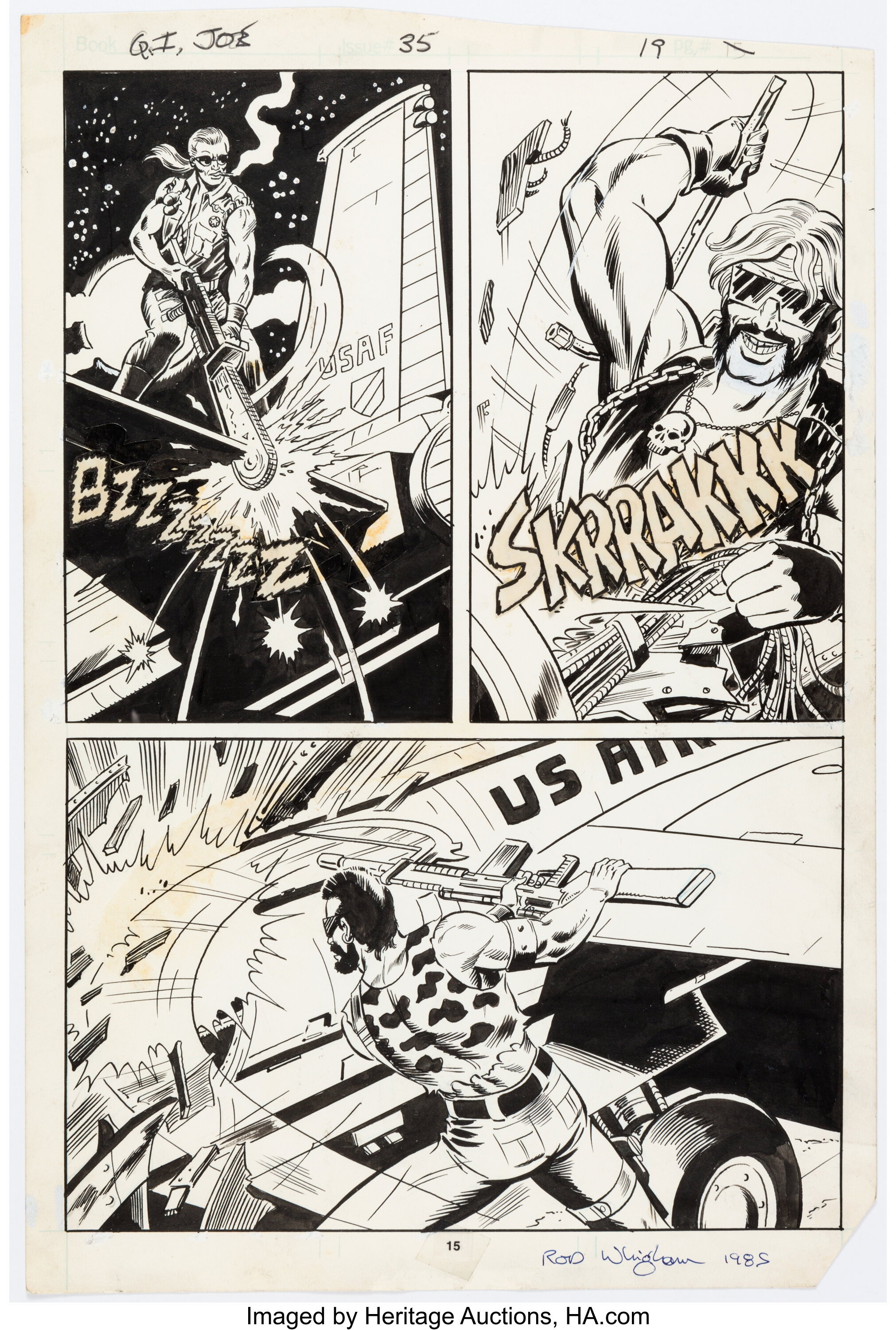 Rod Whigham Original Art For Sale | ComicArtTracker