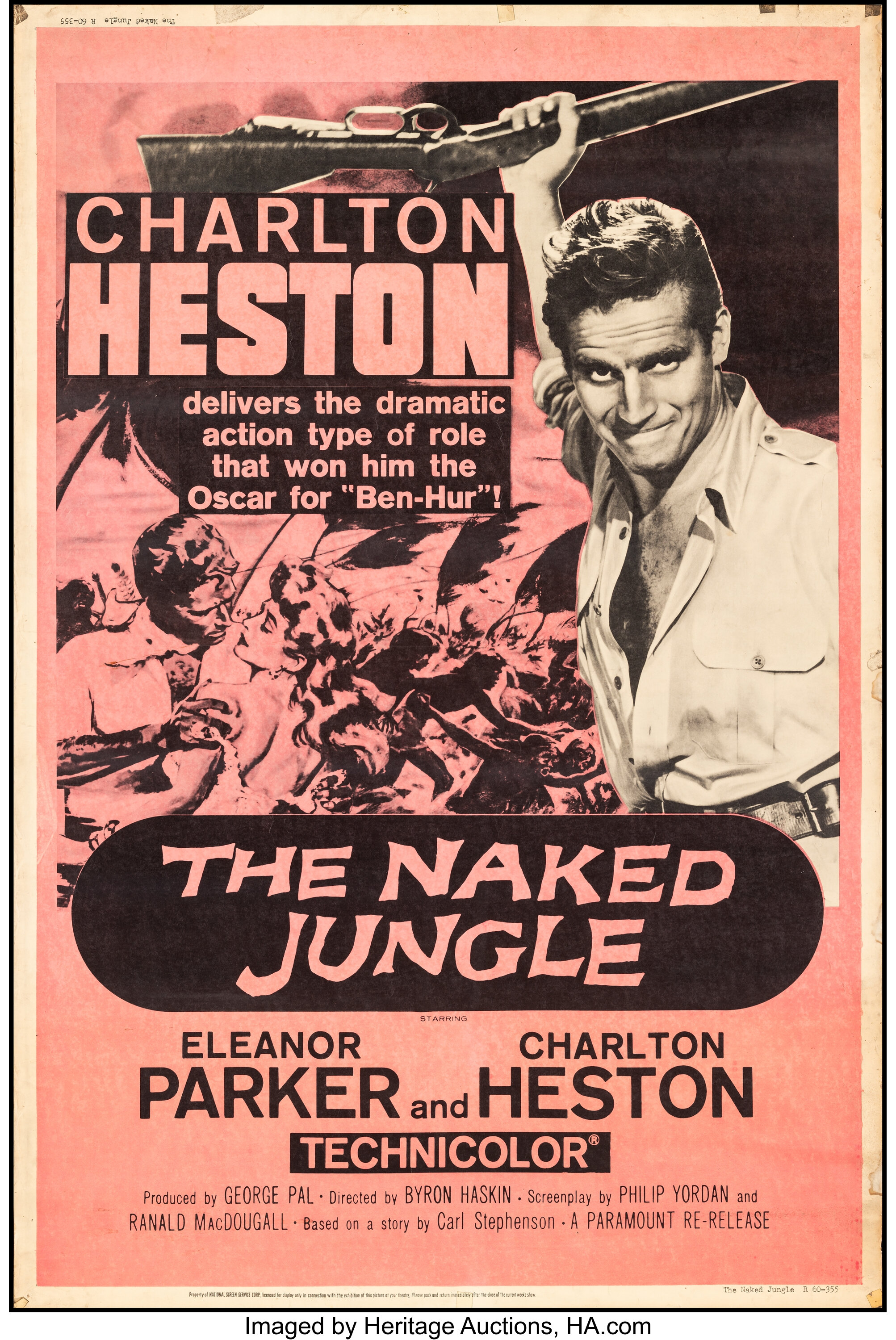 The Naked Jungle & Other Lot (Paramount, R-1962). Rolled, Fine. | Lot  #53267 | Heritage Auctions