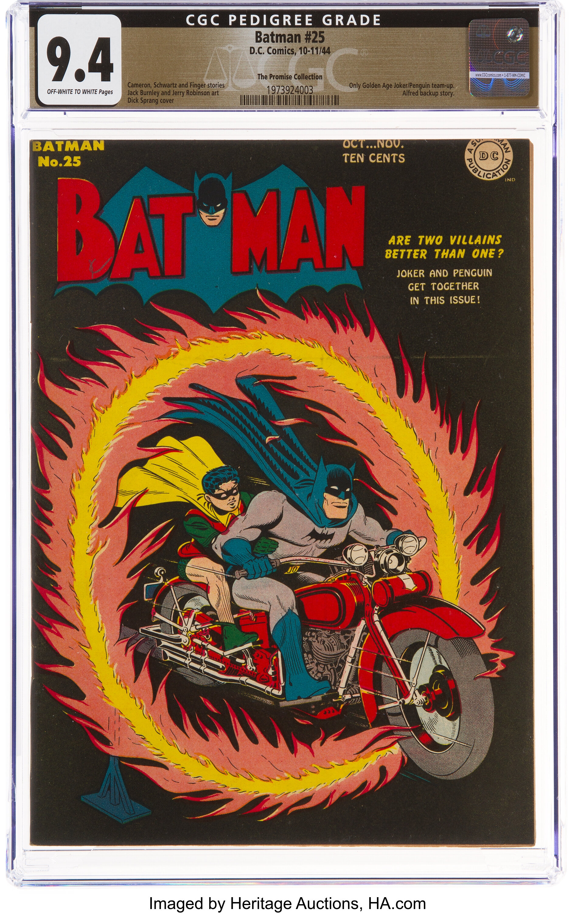 How Much Is Batman #25 Worth? Browse Comic Prices | Heritage Auctions