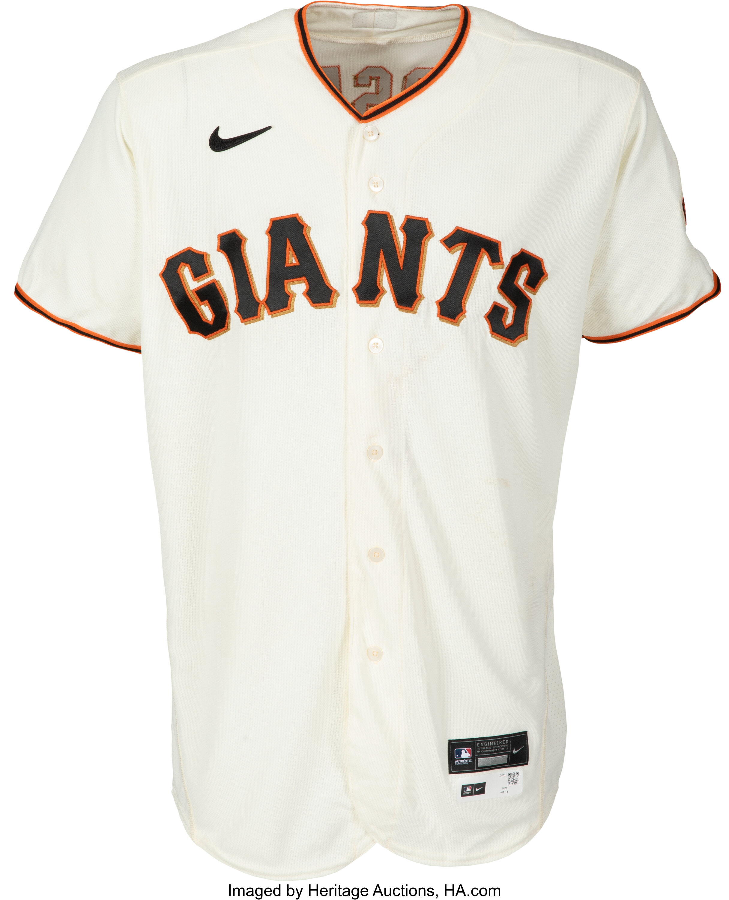 2021 Buster Posey Game Worn & Signed San Francisco Giants Jersey