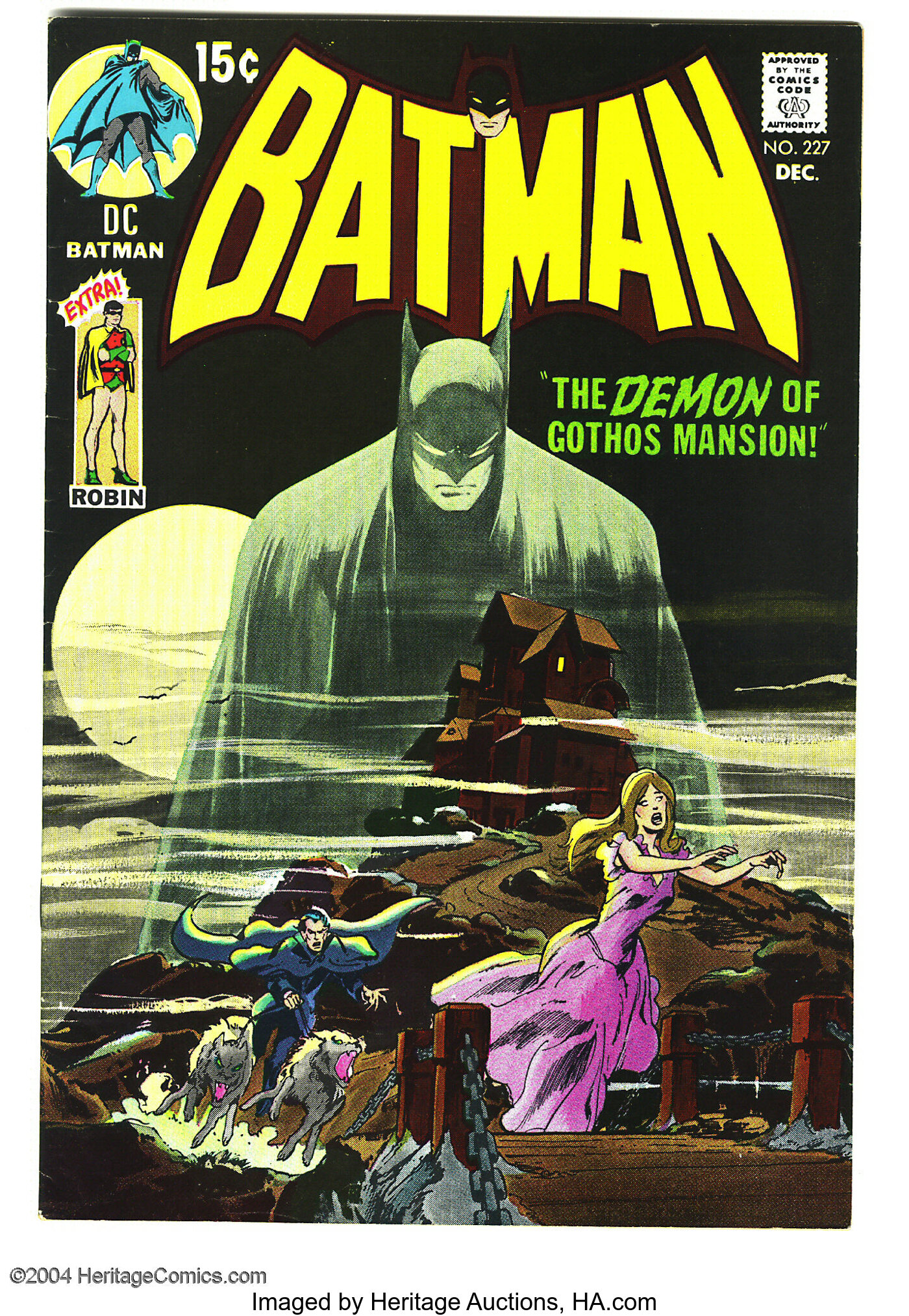 Batman #227 (DC, 1970) Condition: VF. Neal Adams cover, paying | Lot #17083  | Heritage Auctions