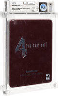 Gamecube Resident Evil 4 Sealed GRADED 85+ NM+ ( Uncirculated )