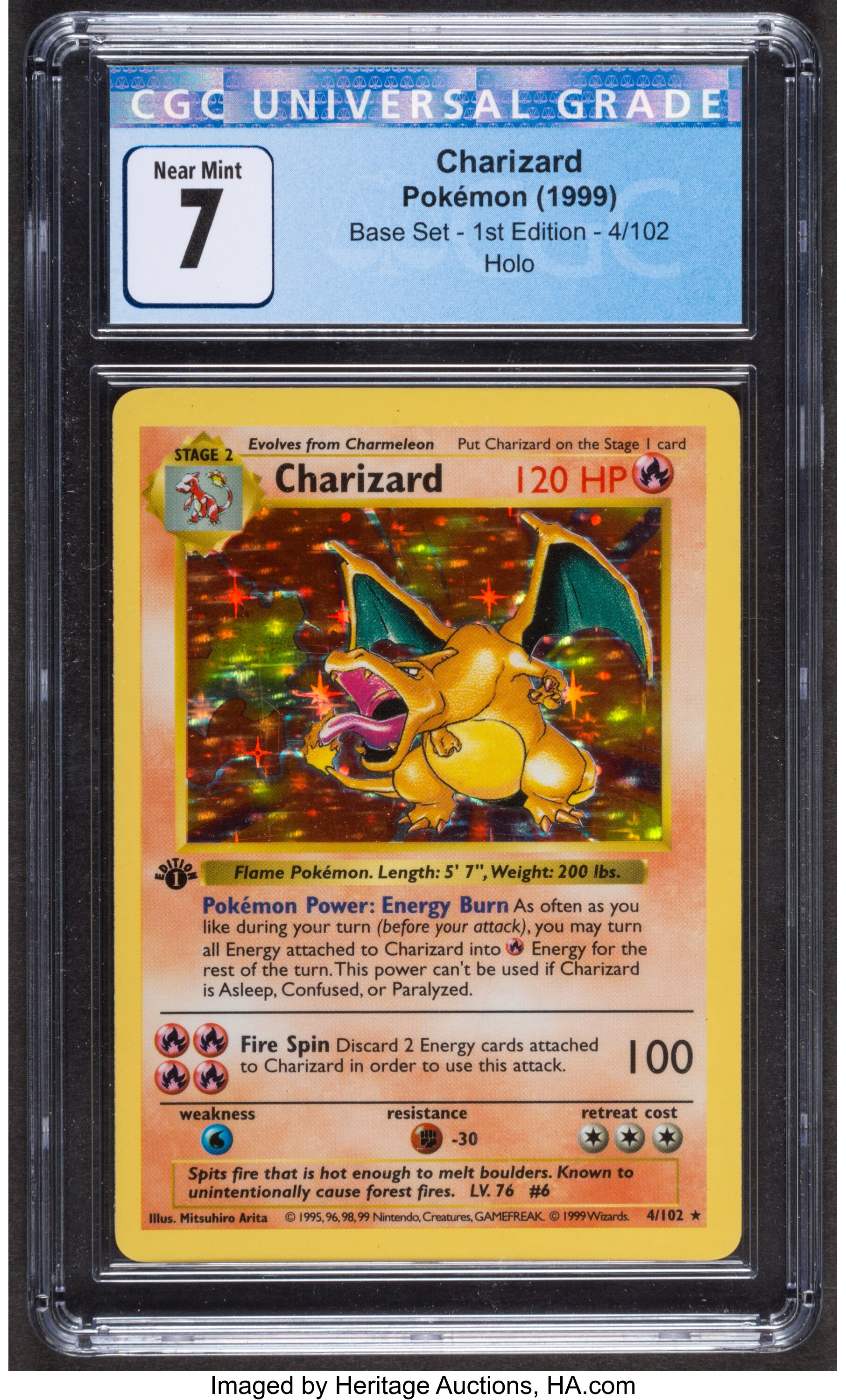 Pokémon Charizard #4 First Edition Base Trading (Wizards | #69123 | Auctions