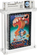 Sonic the Hedgehog 2 - Wata 9.6 A++ Sealed [Tube Seam, Early | Lot