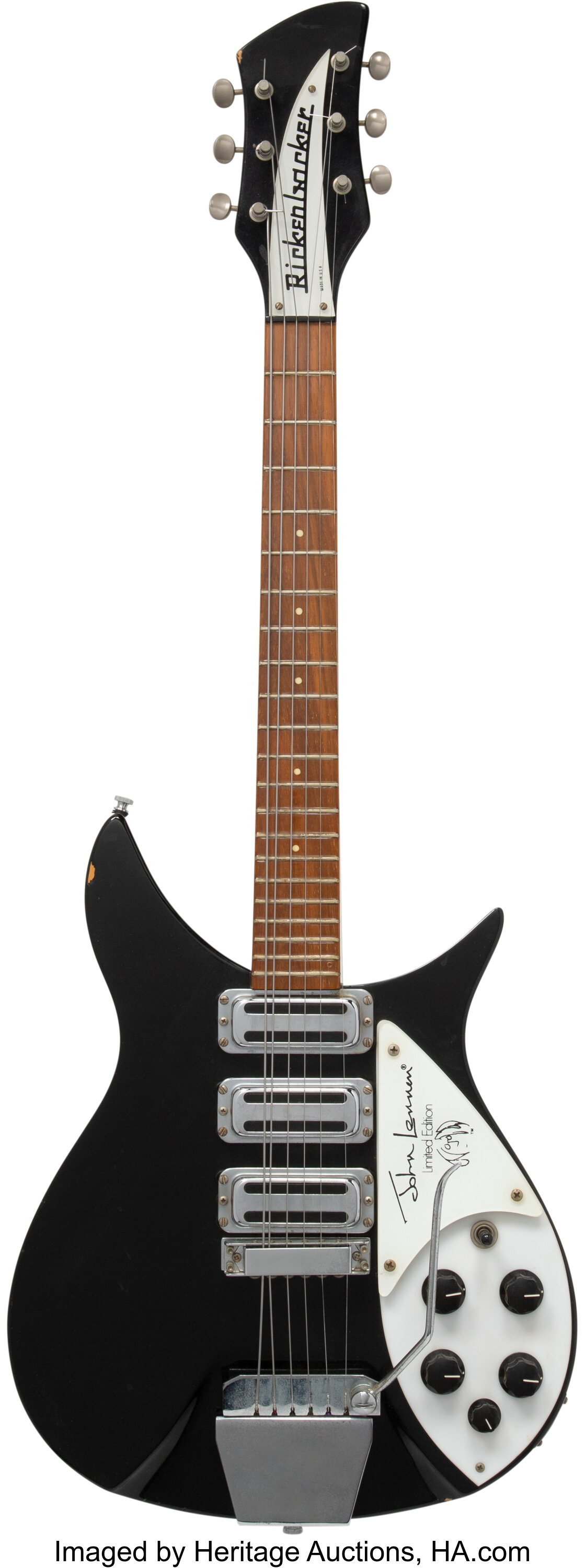 1991 Rickenbacker 325 John Lennon Black Solid Body Electric Guitar ...