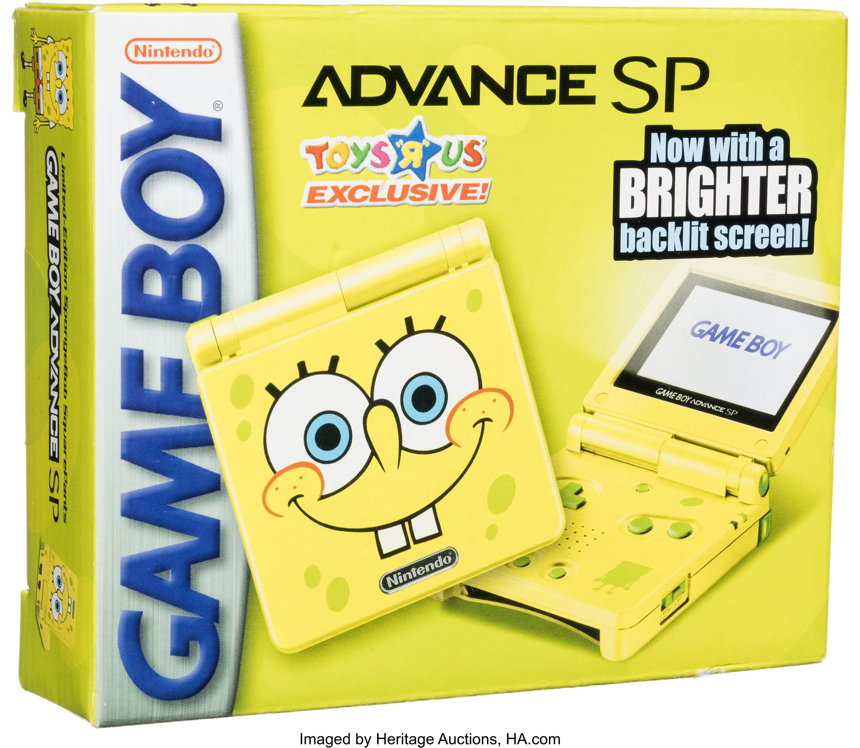 Zoo om natten krænkelse Hound Game Boy Advance SP Console: Limited Edition Spongebob Squarepants | Lot  #29242 | Heritage Auctions