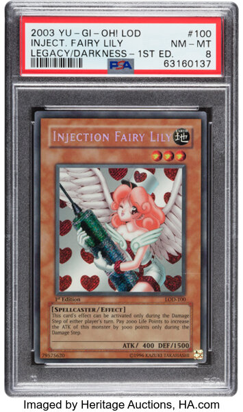 Yu-Gi-Oh! Injection Fairy Lily #100 First Edition Legacy of | Lot