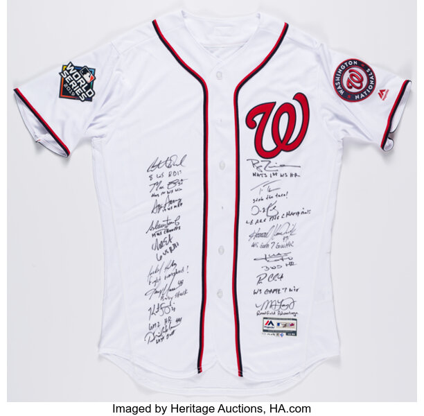 2019 Washington Nationals World Series Champions Gear, Autographs