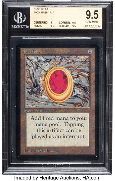 Magic: The Gathering Mox Ruby Beta Edition (Wizards of the Coast