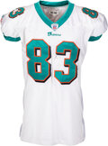 2006 Wes Welker Game Worn Miami Dolphins Jersey. Football, Lot #59114