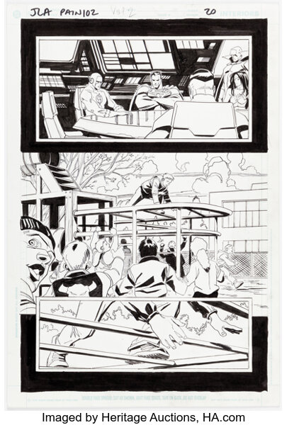 Original Comic Art:Story Page, Ron Garney Justice League America #102 Story Page 20 Original Art (DC, 2004)....