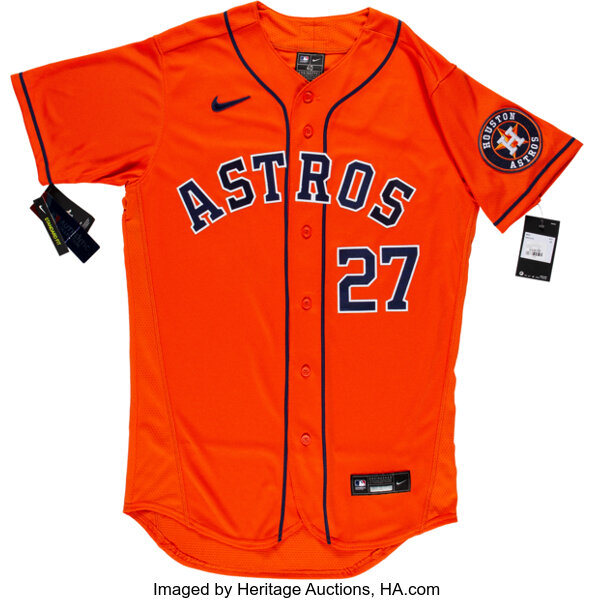 Jose Altuve Signed Houston Astros MLB Style Throwback Jersey (JSA COA)