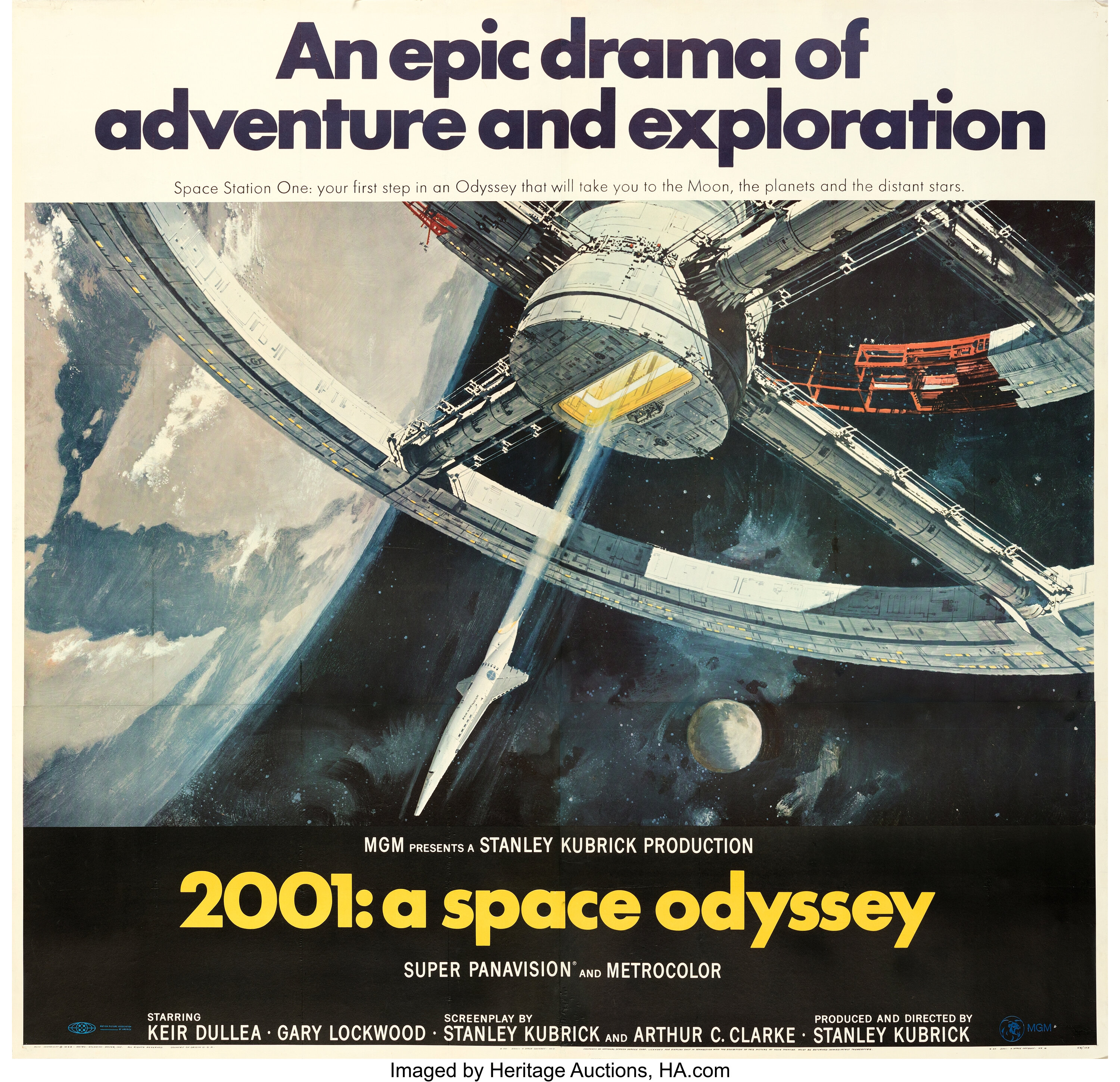 2001 A Space Odyssey And Other Lot Mgm 1968 Very Fine On Linen Lot 88163 Heritage Auctions 8119