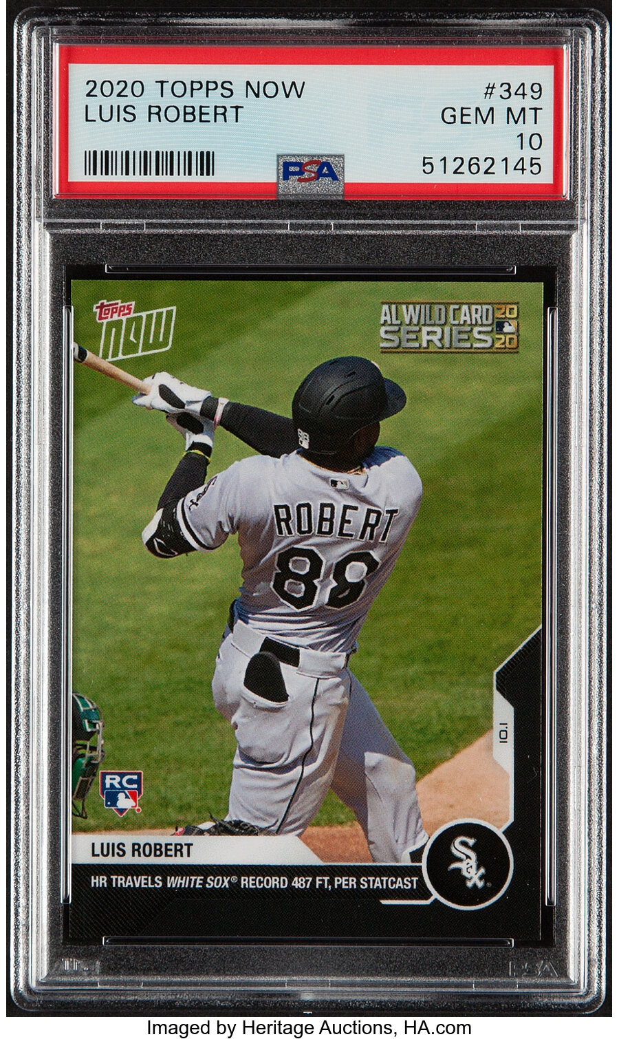 2020 Topps Now Luis Robert #349 PSA Gem Mint 10