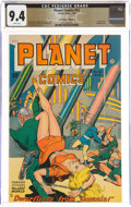 Planet Comics #53 The Promise Collection Pedigree (Fiction House, 1948) CGC NM 9.4 White pages.